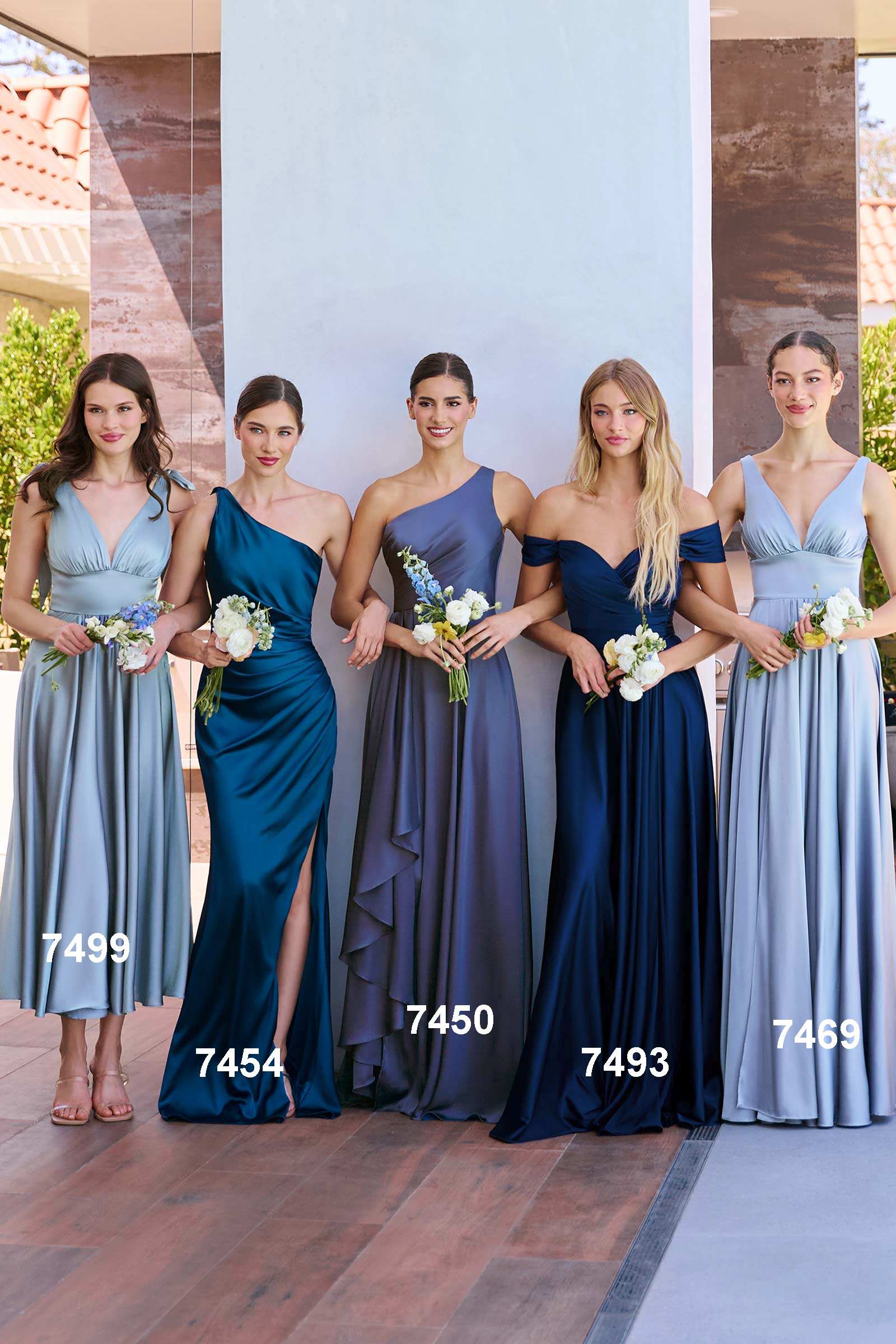Cinderella Divine 7493C Long Plus Size A-Line Off the Shoulder Satin Dress