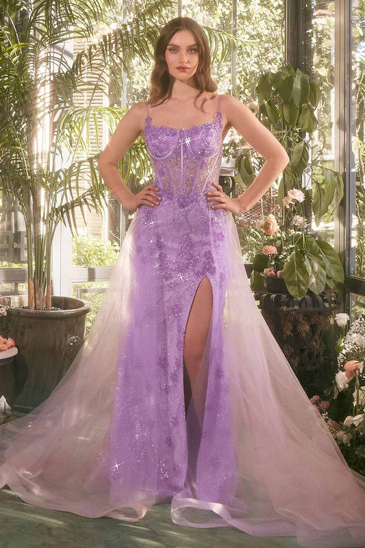 CLEARANCE - Andrea & Leo A1382 Dress Tulle Daisy Overskirt Gown (Size 6)